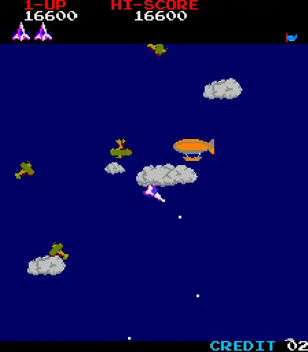 Time Pilot Arcade Screenshot