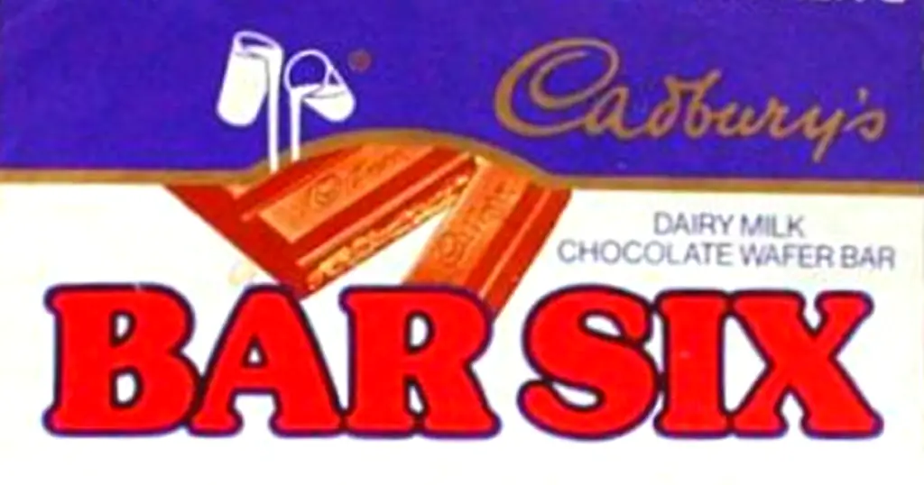 One of the last wrapper designs used for the chocolate wafer bar