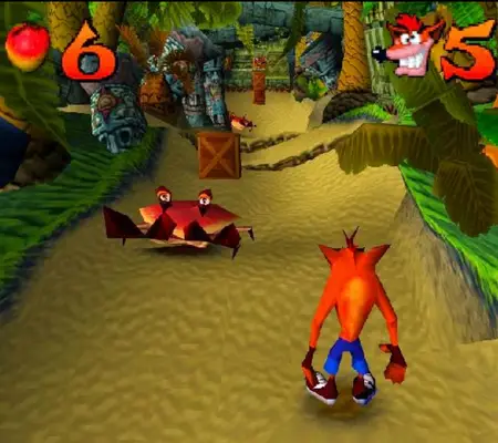 Crash Bandicoot is one of the best platforming games for the PS1
