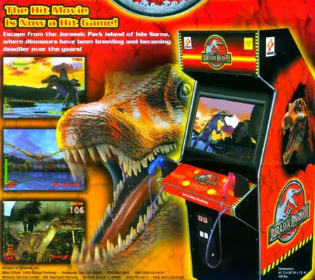 Jurassic Park III – Konami Jurassic Park Arcade Games