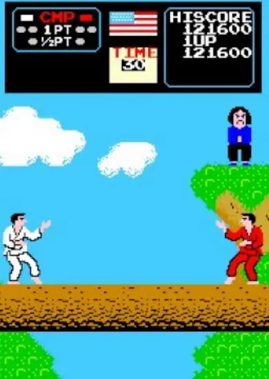 karate Champ was one of the first 80s arcade fighting games
