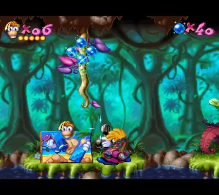 Rayman PS1 screenshot