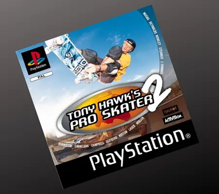 Tony Hawk's Pro Skater 2 PS1 Cover art