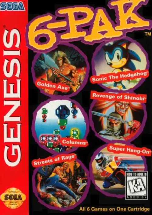 Sega Genesis 6-Pak