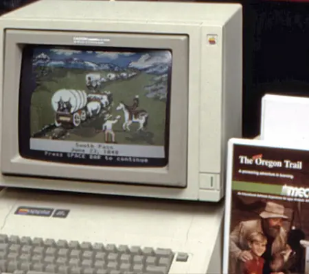 The Oregon Trail is a very popular old computer game