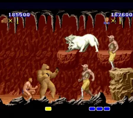 Altered Beast features one of the most iconic bear transformations in gaming history