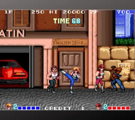 Double Dragon Arcade Game Screenshot