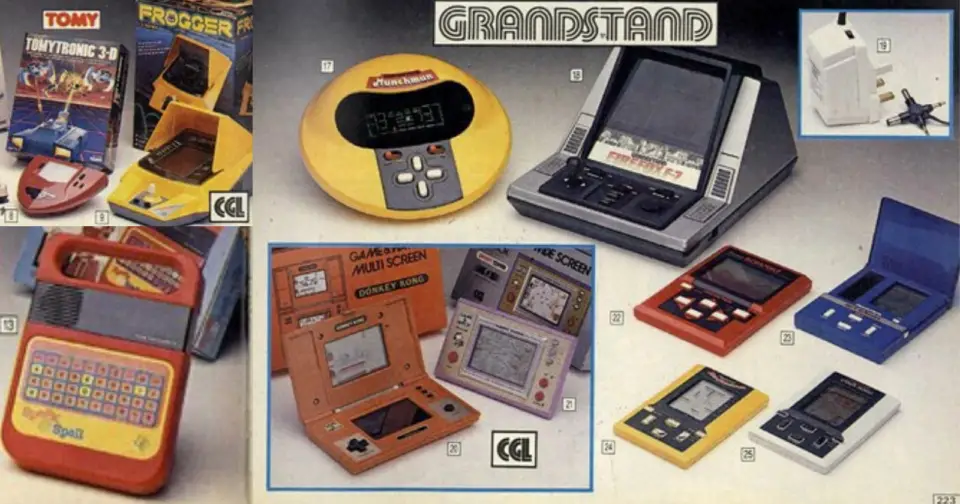 Handheld and Electronic Games from the 80s