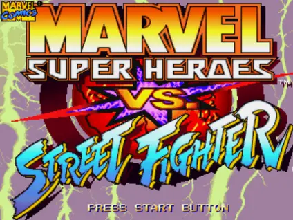 Marvel Super Heroes Vs. Street Fighter one of The Best Sega Saturn Games