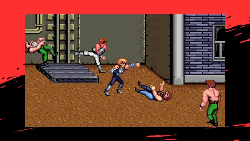 Double Dragon II arcade screenshot