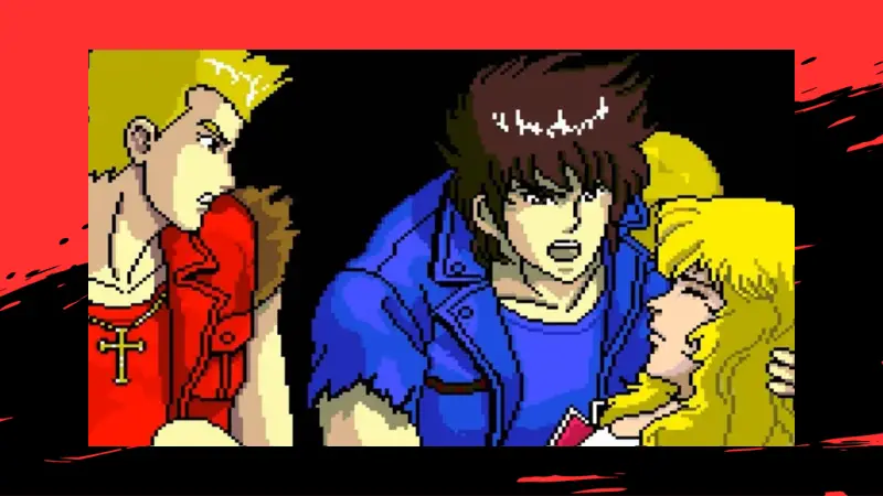 The PC Engine version of the gamed included an anime style introduction
