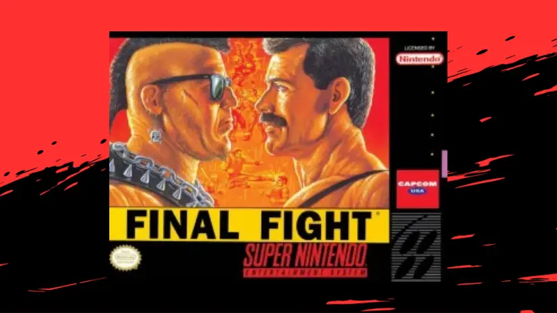 Final Fight Super Nintendo Video Game Box Art