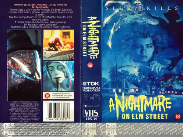 A Nightmare on Elm Street - Horror VHS Covers 