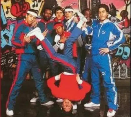 shell suits were popular with break dancers in the 80s