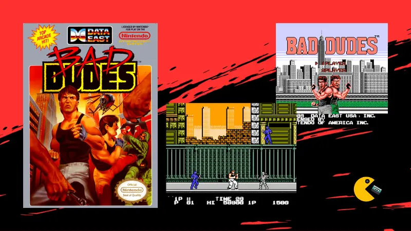 Bad Dudes vs Dragon Ninja for the NES