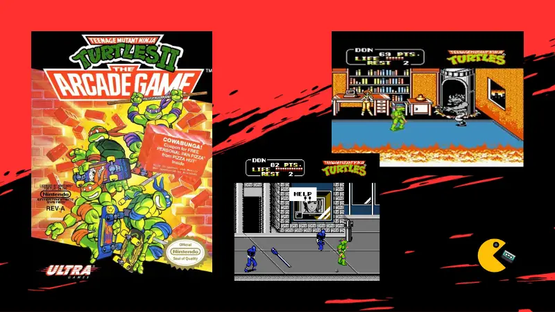 Teenage Mutant Ninja Turtles 2 The Arcade Game for the NES