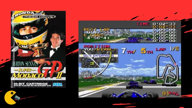 Ayrton Senna’s Super Monaco GP II - Best Racing Games for the Sega Genesis / Mega Drive