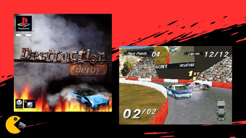 Destruction Derby - Best PS1 Racing Games
