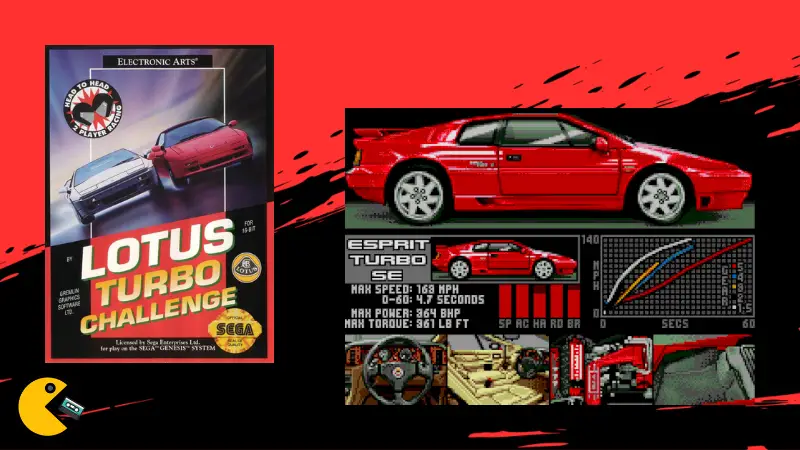 Lotus Turbo Challenge 2 - Best Racing Games for the Sega Genesis / Mega Drive