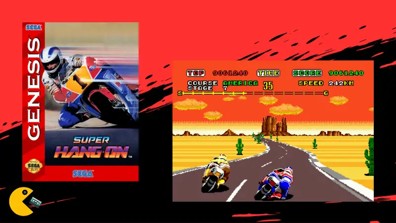 Super Hang-On - Best Racing Games for the Sega Genesis / Mega Drive