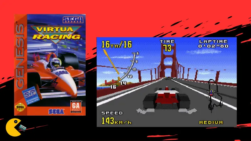 Virtua Racing - Best Racing Games for the Sega Genesis / Mega Drive