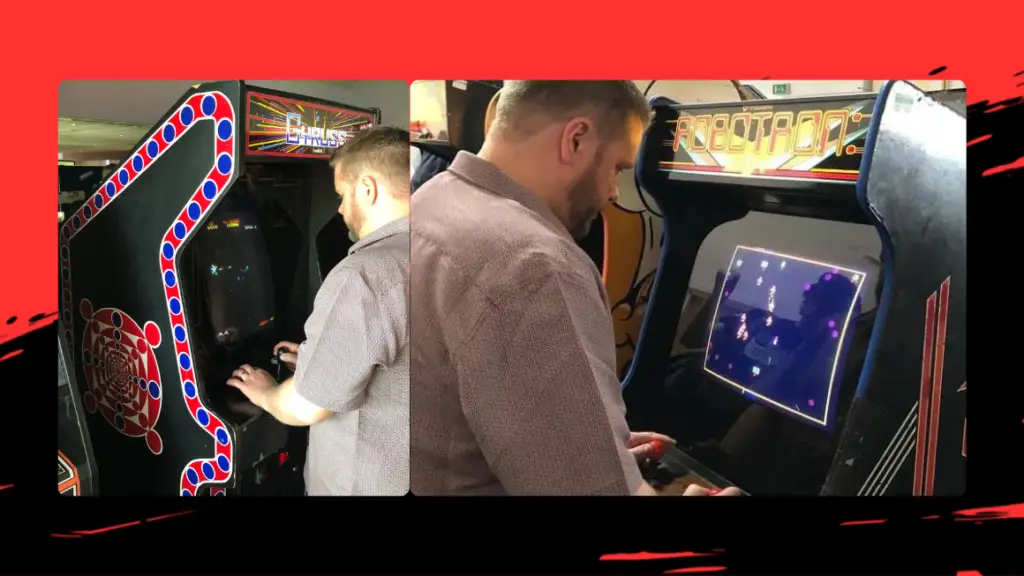 Darren Cater Playing Arcades
