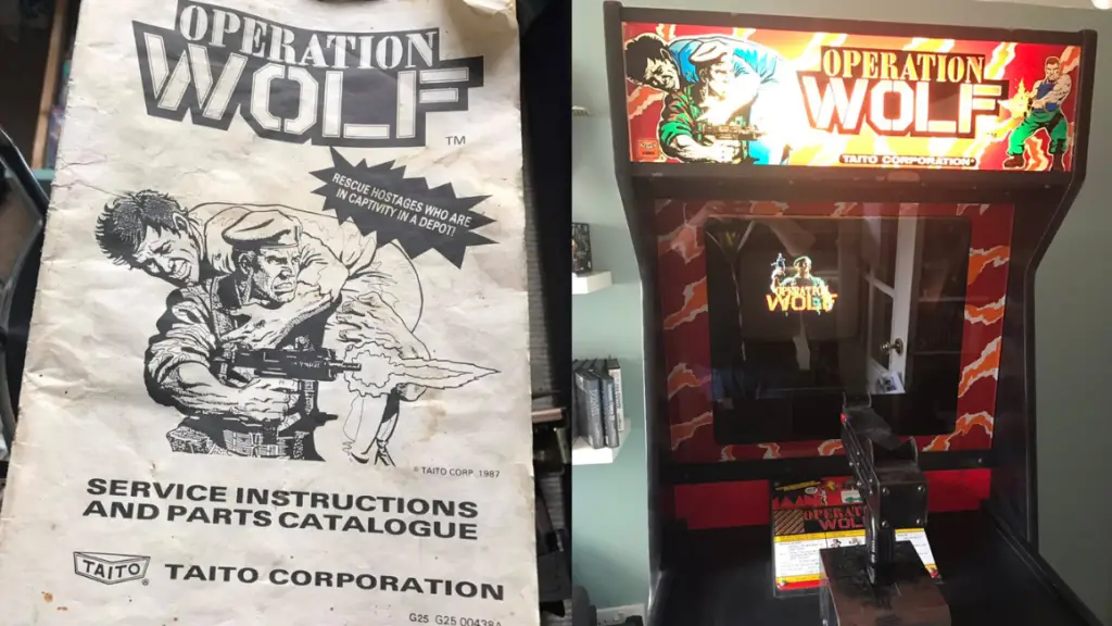Operation Wolf Manual and Photo