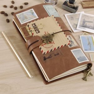 Retro Portable Travel Record Notebook
