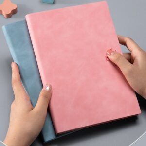 Hand Painted Square Grid Book Simple Style